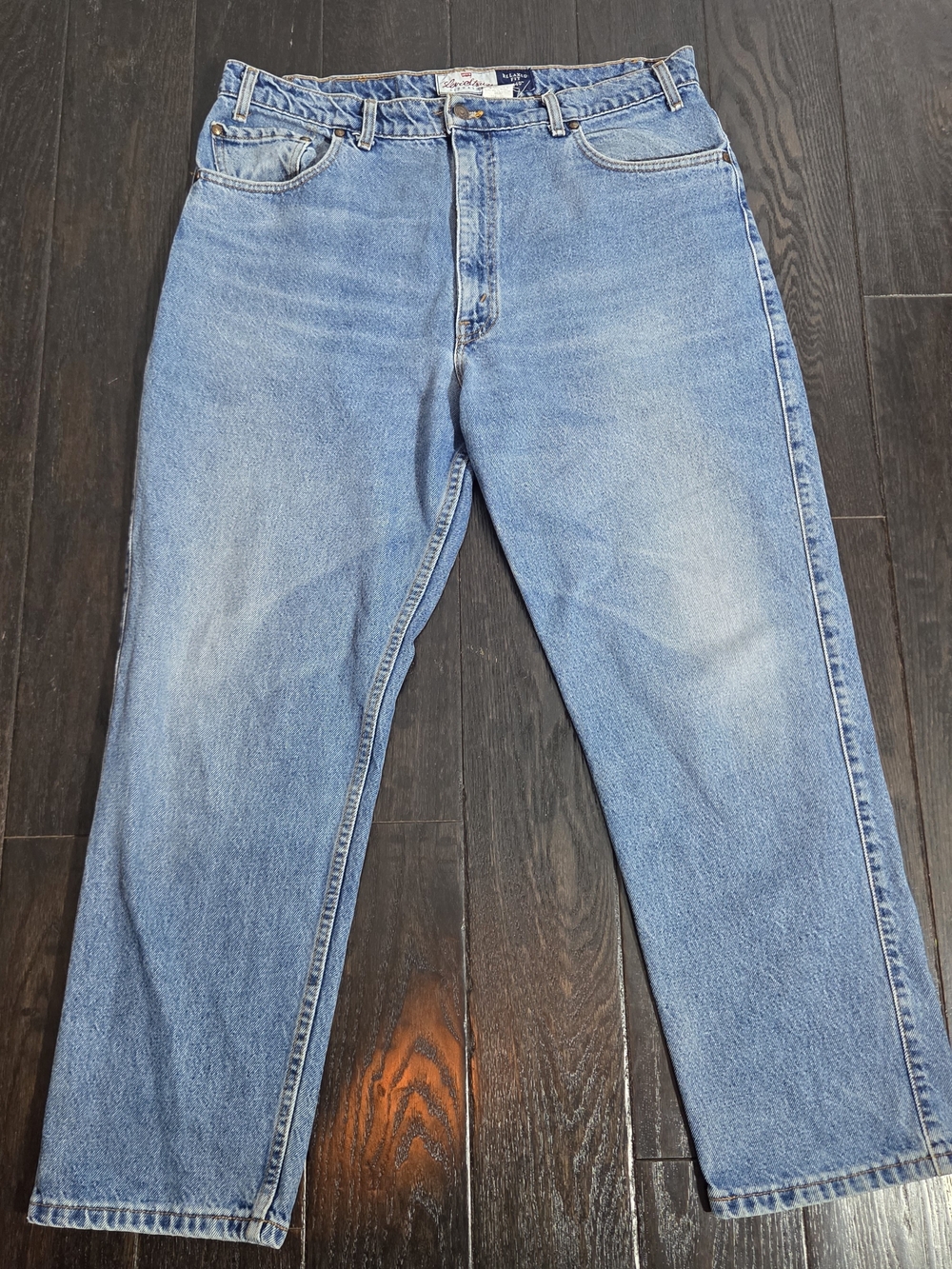 Vintage 90s Levi's 540 Jeans Mens 38x29 Relaxed Fit Tapered Leg Blue Denim 1995